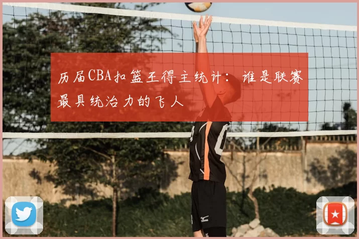 历届CBA扣篮王得主统计：谁是联赛最具统治力的飞人