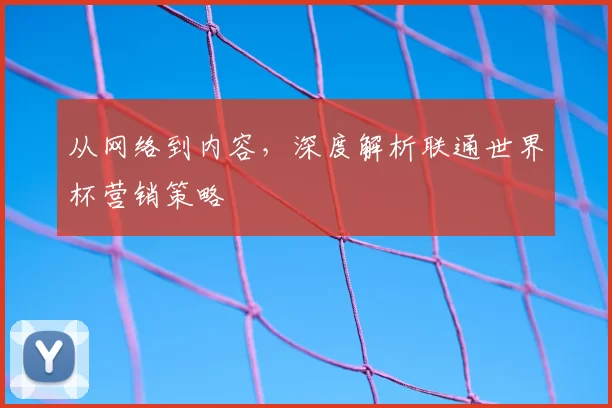 从网络到内容，深度解析联通世界杯营销策略